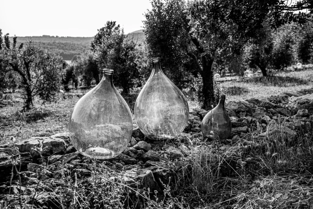Solatìa Farm anfore di vetro